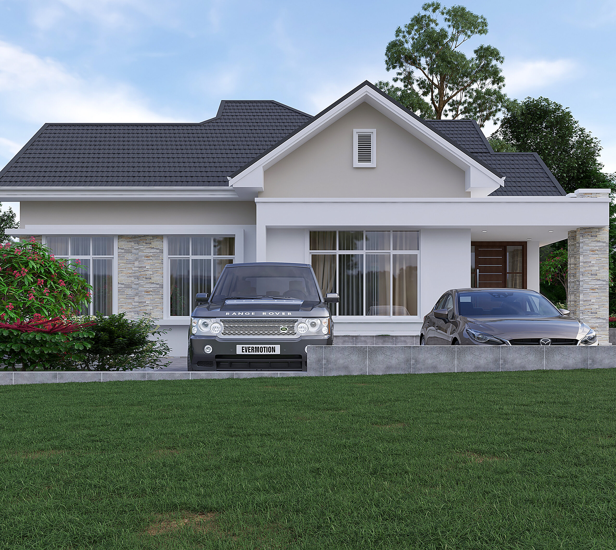 THREE BEDROOM RESIDENTIAL HOUSE 2